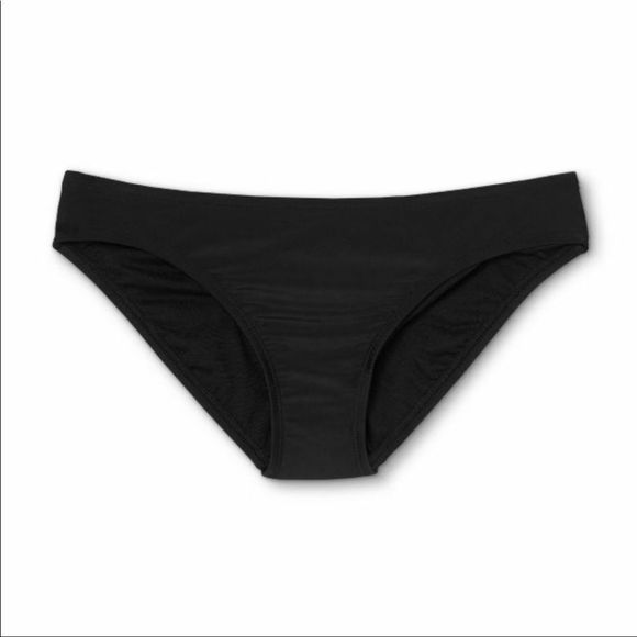 Kona Sol Other - Kona Sol High Coverage Black Hipster Bikini Bottom